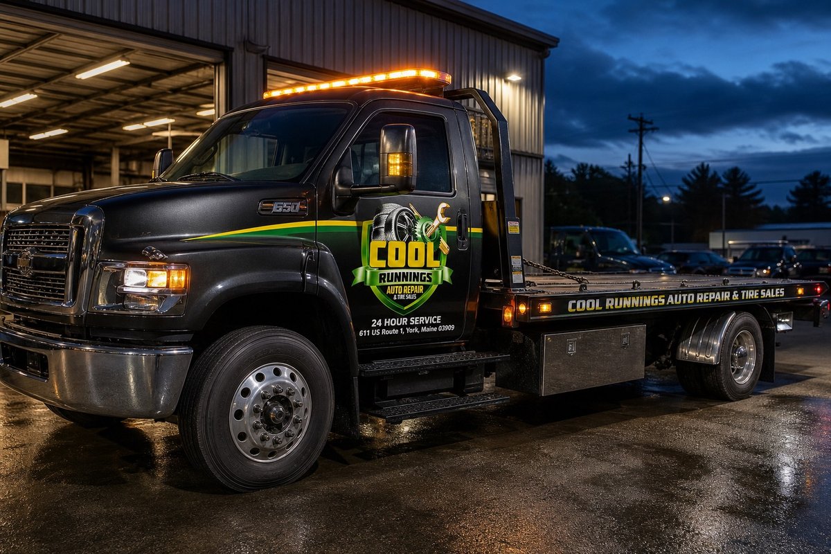 Cool Runnings towing and transport truck